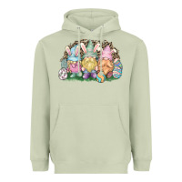 Matcha Easter Day gnomes Heavyweight Hoodie - HowdyJamesFarm
