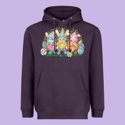 Easter Day Gnomes Heavyweight Hoodie Designed By Howdyjamesfarm
