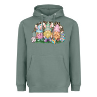 Sage Easter Day gnomes Heavyweight Hoodie - HowdyJamesFarm