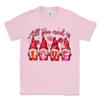 Bubblegum Pink all you need is love Classic Tee - NancyCooperArtShop