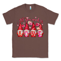 Chestnut all you need is love Classic Tee - NancyCooperArtShop