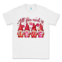 White all you need is love Classic Tee - NancyCooperArtShop