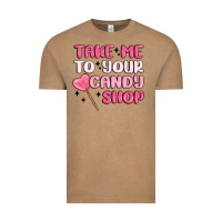 Vintage Coffee take me to your candy shop Vintage Tee - MaliasSmallBusiness