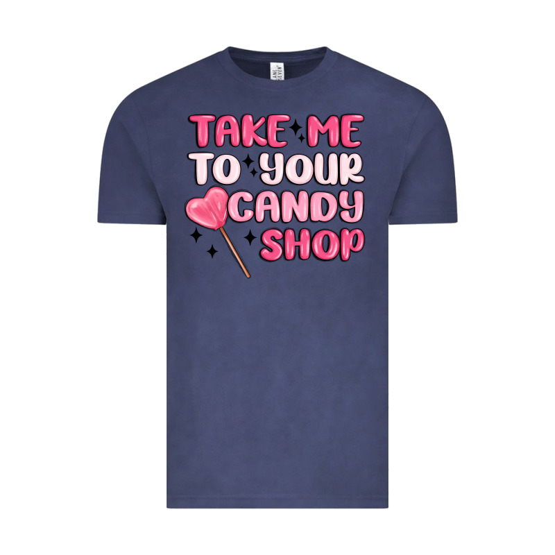 Take Me To Your Candy Shop Vintage Tee by MaliasSmallBusiness | Teevron