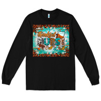 Black thankful nurse fall tumbler Long Sleeve Tee - BundleAndBundleShop