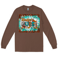 Chestnut thankful nurse fall tumbler Long Sleeve Tee - BundleAndBundleShop