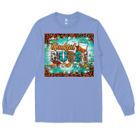 Colony Blue thankful nurse fall tumbler Long Sleeve Tee - BundleAndBundleShop