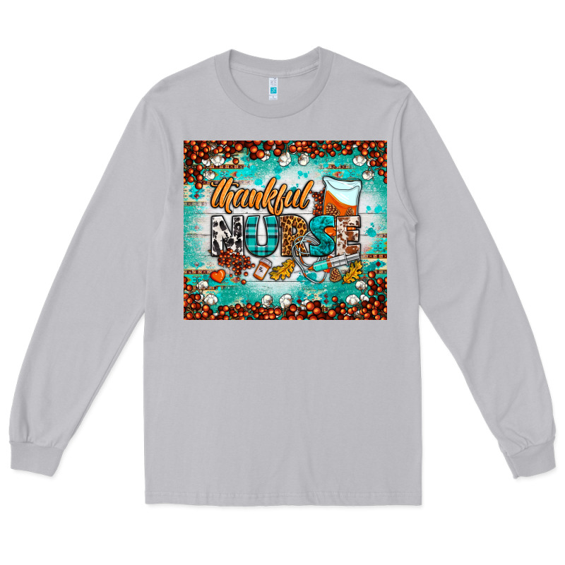 Thankful Nurse Fall Tumbler Long Sleeve Tee by BundleAndBundleShop | Teevron