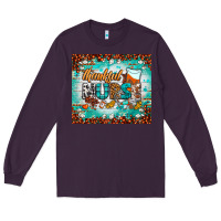 Plum thankful nurse fall tumbler Long Sleeve Tee - BundleAndBundleShop