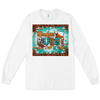 White thankful nurse fall tumbler Long Sleeve Tee - BundleAndBundleShop