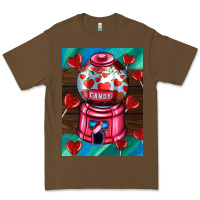 Cacao candy machine  with heart candies  air Premium Tee - AdoDesignShop