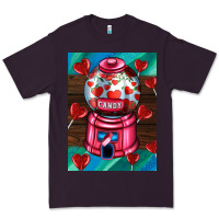 Plum candy machine  with heart candies  air Premium Tee - AdoDesignShop