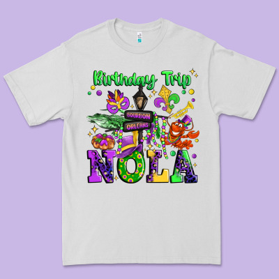 Birthday Trip Nola Premium Tee Designed By Jahusdesignshop