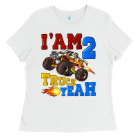 White i'am two truck yeah Ladies Tee - Artiststas