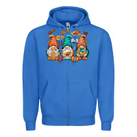 Thanksgiving Gnomes Zipper Hoodie | Teevron
