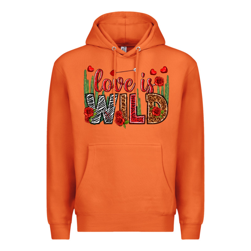 Love Is Wild Valentine's Day Premium Hoodie by HowdyJamesFarm | Teevron