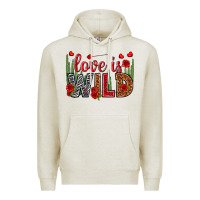 Oatmeal Heather Love is wild Valentine's Day Premium Hoodie - HowdyJamesFarm