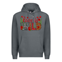 Rock Love is wild Valentine's Day Premium Hoodie - HowdyJamesFarm