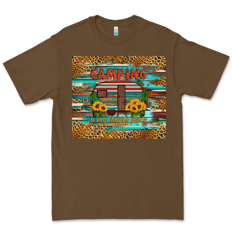 Camping Is My Happy Place Premium Tee by Artiststas | Teevron
