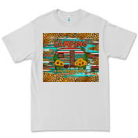 Dove Grey camping is my happy place Premium Tee - Artiststas