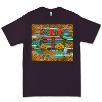 Plum camping is my happy place Premium Tee - Artiststas