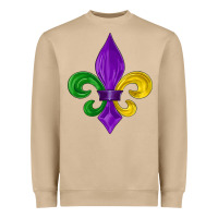 Mushroom mardi gras fleur de lis Heavyweight Sweatshirt - LillyAllenDesigns