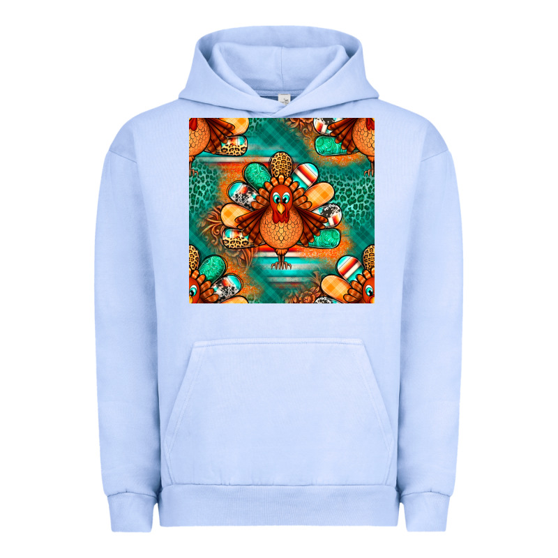 Thanksgiving  Turkey Seamless Pattern Urban Hoodie by BundleAndBundleShop | Teevron