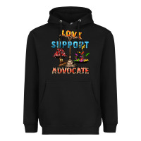 Black Love support advocate Heavyweight Hoodie - CowGirlArtShop
