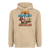 Mushroom Love support advocate Heavyweight Hoodie - CowGirlArtShop