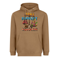 Toasted Coconut Love support advocate Heavyweight Hoodie - CowGirlArtShop