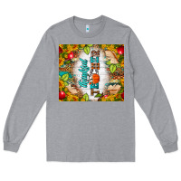 Heather Grey thankful teacher fall tumbler Long Sleeve Tee - BundleAndBundleShop