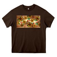 Chocolate Brown juneteenth sunflower's licence plate template Heavy Core Tee - Artiststas