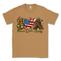 Toasted Coconut peace love army christmas Classic Tee - NancyCooperArtShop