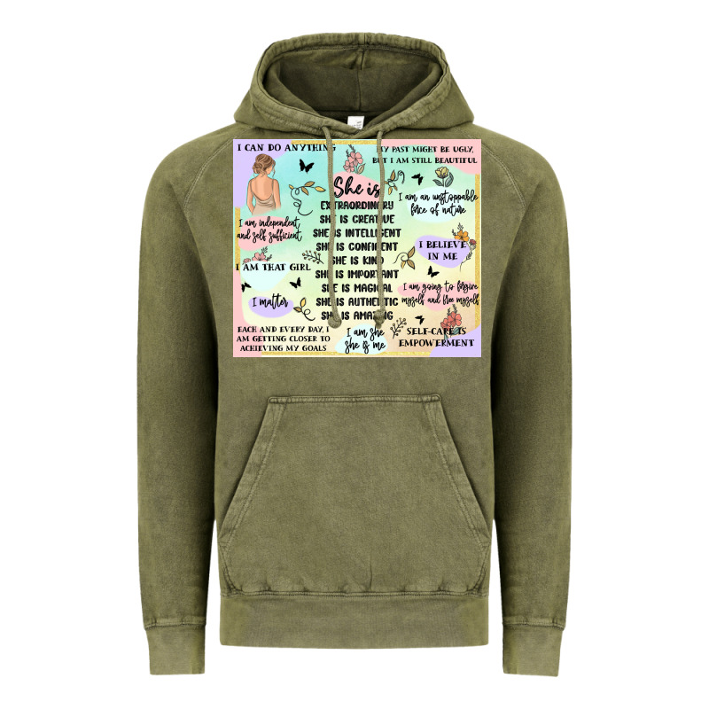 Self Love Vintage Hoodie by MaliasSmallBusiness | Teevron