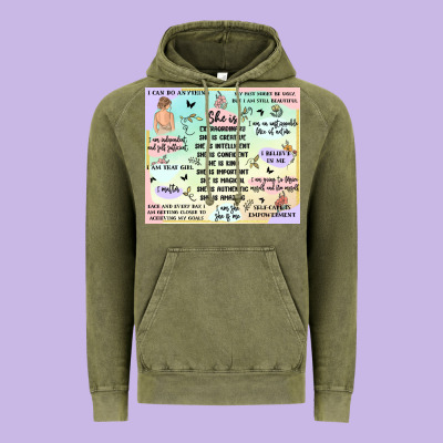 Self Love Vintage Hoodie Designed By Maliassmallbusiness