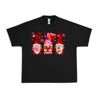 Black valentines day gnomies with heart balloon Urban Heavy Tee - NancyCooperArtShop