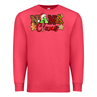 Cardinal Nana Claus Christmas Lights And Gifts mother's day Premium Sweatshirt - HowdyJamesFarm