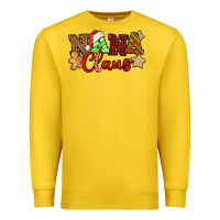 Lemon Nana Claus Christmas Lights And Gifts mother's day Premium Sweatshirt - HowdyJamesFarm