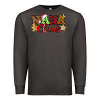 Smoke Nana Claus Christmas Lights And Gifts mother's day Premium Sweatshirt - HowdyJamesFarm