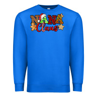 True Royal Nana Claus Christmas Lights And Gifts mother's day Premium Sweatshirt - HowdyJamesFarm