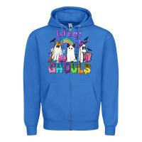 True Royal Let's go ghouls Zipper Hoodie - NancyCooperArtShop