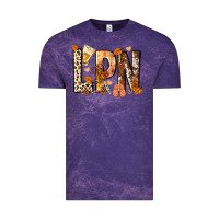Cloud Purple lpn licensed practical nurse Vintage Tee - NancyCooperArtShop