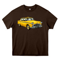 Chocolate Brown taxi cab Heavy Core Tee - Artiststas