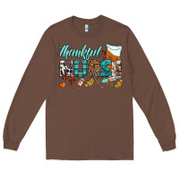 Chestnut thankful nurse Long Sleeve Tee - BundleAndBundleShop