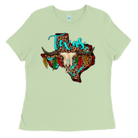 Matcha bullskull texas map Ladies Tee - JahusDesignShop