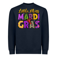 Navy little miss mardi gras Heavyweight Sweatshirt - LillyAllenDesigns