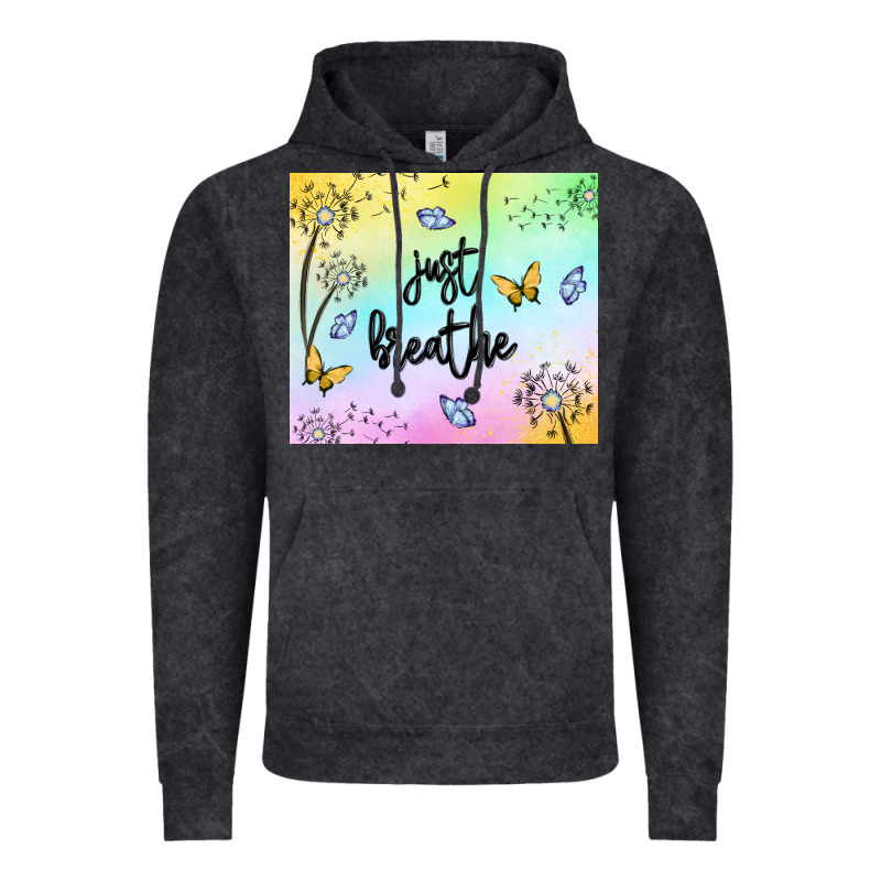 Just Breathe Vintage Hoodie by MaliasSmallBusiness | Teevron