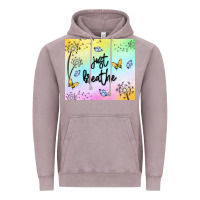 Vintage Zinc just breathe Vintage Hoodie - MaliasSmallBusiness