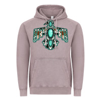 Vintage Zinc cowhide turquoise thunderbird Vintage Hoodie - Jasminsmagicworld