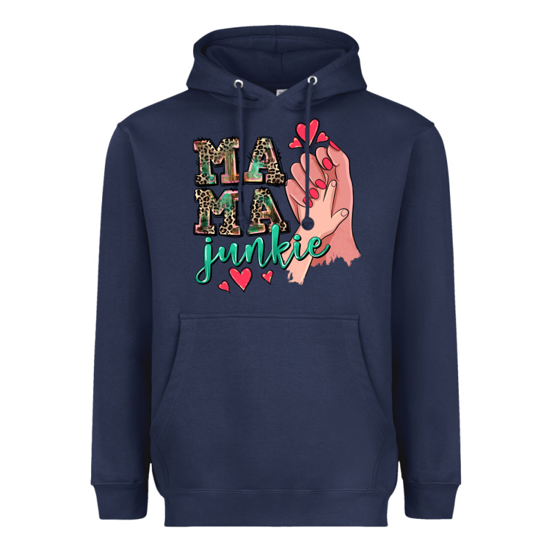 Mama Junkie Mother's Day Heavyweight Hoodie by CowGirlArtShop | Teevron